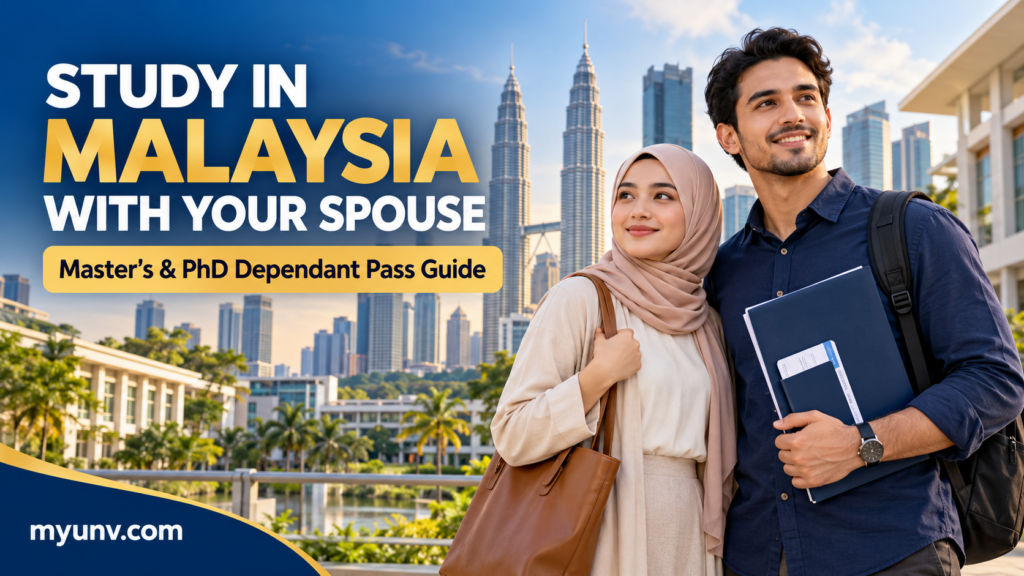 Malaysia Dependant Pass for spouse eligibility and application guide for Master’s and PhD students